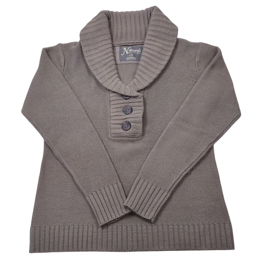 Natural Reflections Sweater, Size Large - image 1